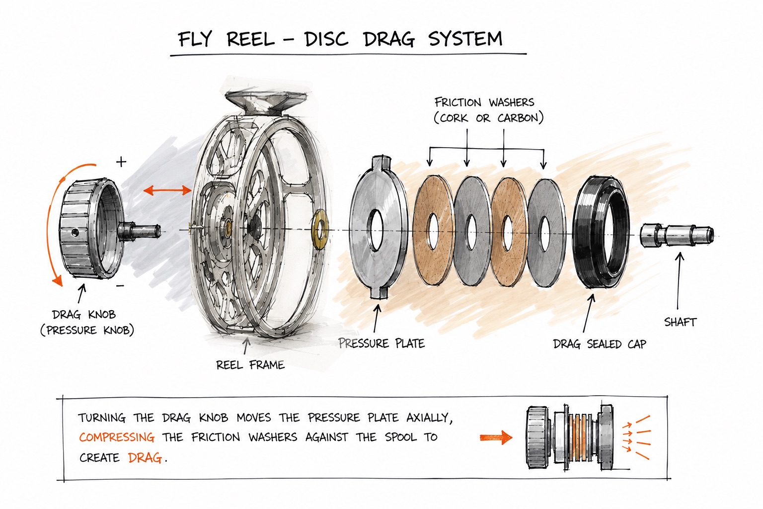 Cork Drag vs. Carbon Drag for Euro Nymphing Reels